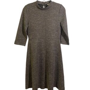 Bohme Women's Fit to flare Knit Brown Casual Dress Size XS